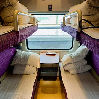 Lanzhou to Lhasa train soft sleeper