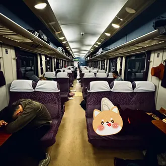 Lhasa to Lanzhou train hard seat