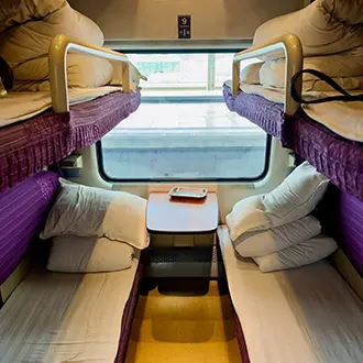 Lhasa to Lanzhou train soft sleeper