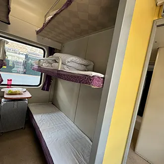 Lhasa to Xining train hard sleeper