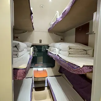 Xi'an to Lhasa train hard sleeper
